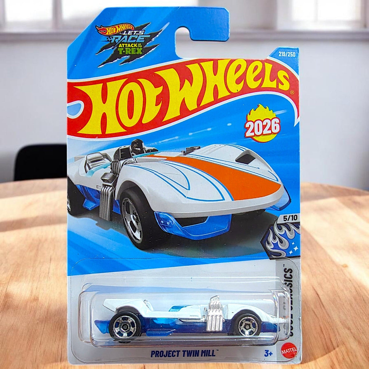 Hot Wheels Project Twin Mill - White (219/250) - on its card