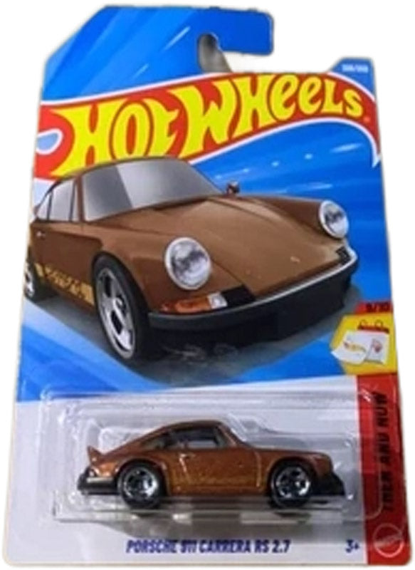 Hot Wheels Porsche 911 Carrera RS 2.7 - Brown (208/250) - on its card