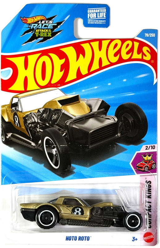 Hot Wheels Hoto Roto - Gold (79/250) - on its card