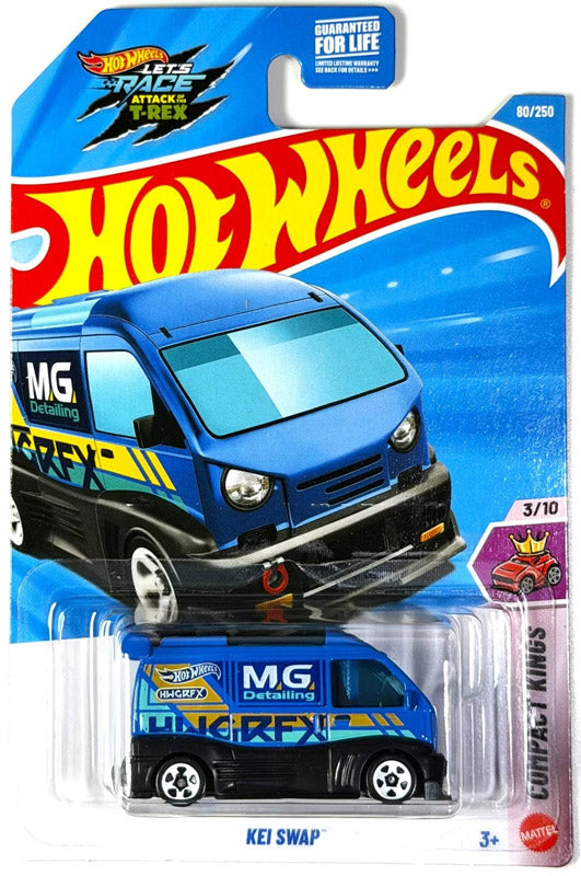 Hot Wheels Kei Swap - Blue (80/250) - on its card