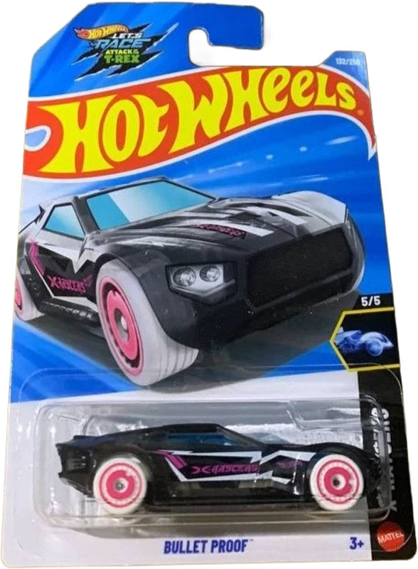 Hot Wheels Bullet Proof - Black (132/250) - on its card