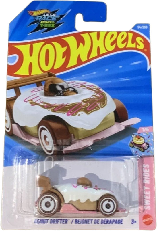Hot Wheels Donut Drifter - White (54/250) - on its card