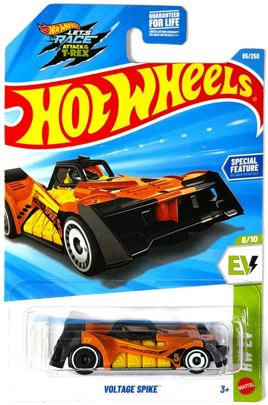 Hot Wheels Voltage Spike - Orange (85/250) - on its card