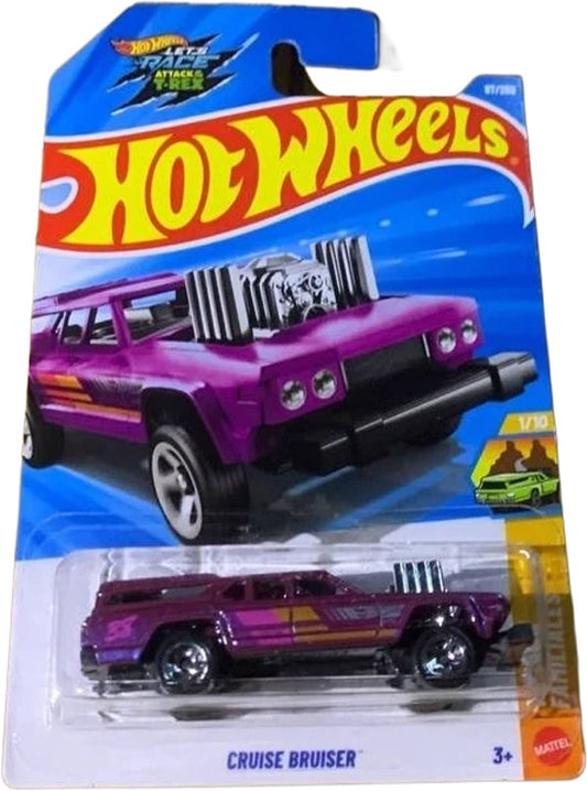 Hot Wheels Cruise Bruiser - Purple (87/250) - on its card